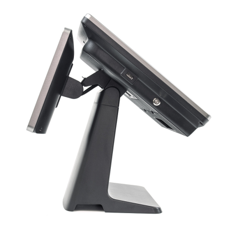 pos терминал-моноблок атол jazz 15 lite, без msr, ssd 128gb, 8gb, без ос, с доп. монито 9.7" (59427)